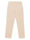 Incotex Trousers With Belt Loops And Pockets In Neutrals