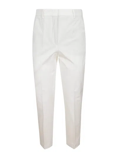 Incotex Straight-leg Cropped Trousers In White