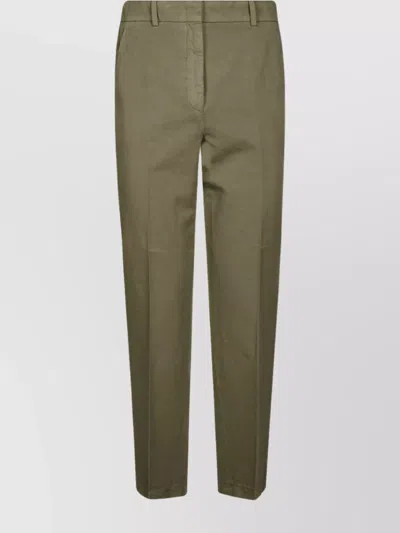 Incotex Galene Trousers With Pockets And Loops In Green