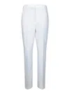 Incotex Straight-leg White Trousers With Tailored Silhouette In White