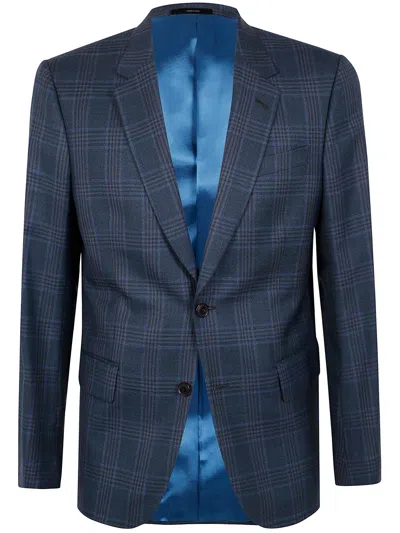 PAUL SMITH GENTS TAILORED FIT 2 BUTTONS JACKET BY PAUL SMITH,M1R.1545.P02554 37 PETROL GREEN