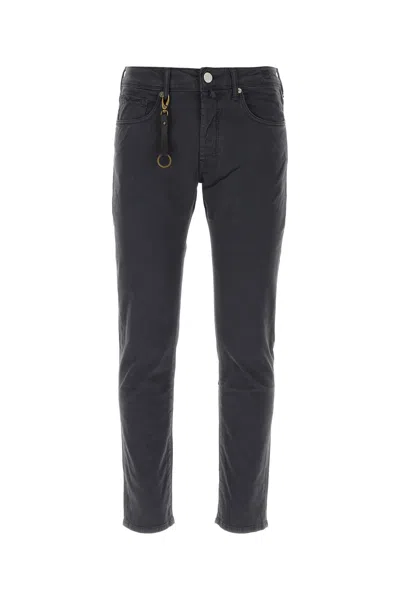 INCOTEX GRAPHITE STRETCH COTTON PANT