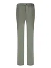 Incotex Grey Corduroy Pants In Grey