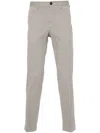Incotex Tailored Trousers With Pockets And Loops In Grey