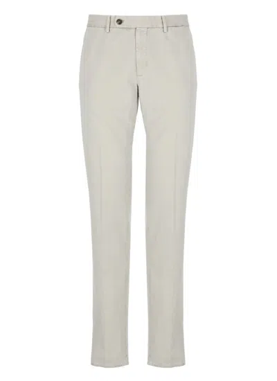 INCOTEX GREY COTTON PANTS