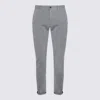 Incotex Stretch Cotton Trousers With Pockets And Loops