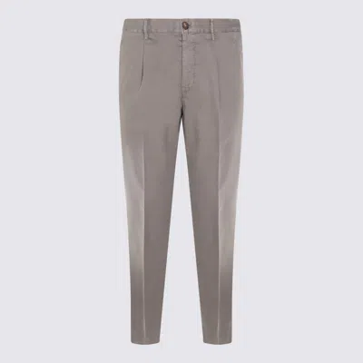INCOTEX GREY COTTON PANTS