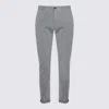 Incotex Stretch Cotton Trousers With Pockets And Loops