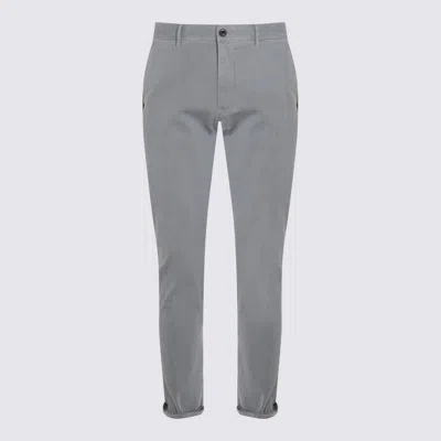 INCOTEX INCOTEX GREY COTTON PANTS