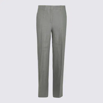 Incotex Grey Linen Pants