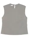 Incotex Edith Sleeveless Top Check Pattern Back In Black