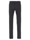 Incotex Batavia Trousers Back Pocket In Dark Grey