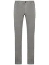 Incotex Trousers With Back Pockets And Belt Loops In Gray