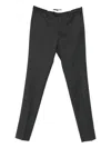 Incotex Herringbone Trousers In Black