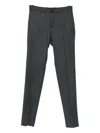 Incotex Herringbone Trousers In Gray