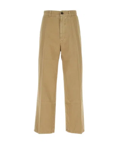 Incotex High-waist Wide Leg Trousers In Nude