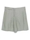 Incotex High-waisted Linen Bermudas Clothing