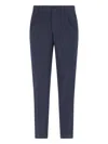 Incotex Straight Trousers With Pleated Front And Pockets