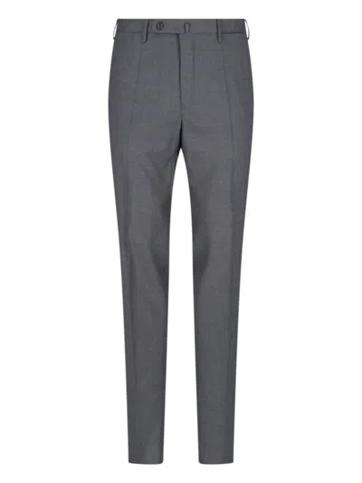 INCOTEX HIGH-WAISTED VIRGIN WOOL CHINO PANTS