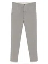 Incotex Houndstooth Trousers In Brown