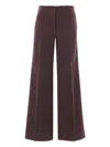Incotex Wide Leg Trousers Belt Loops In Brown