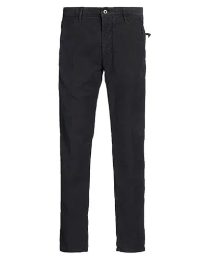 Incotex Slacks By Slowear Man Pants Charcoal Size 33 Cotton, Elastane In Black