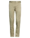 Incotex Slacks By Slowear Man Pants Military Green Size 30 Cotton, Elastane In Green