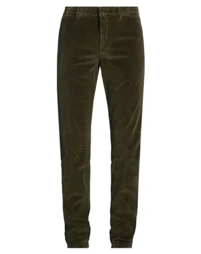 Incotex Slacks By Slowear Man Pants Military Green Size 33 Cotton, Elastane
