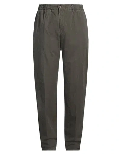 Incotex Slacks By Slowear Man Pants Military Green Size 35 Cotton, Elastane