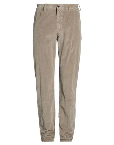 Incotex Slacks By Slowear Man Pants Sage Green Size 35 Cotton, Elastane In Neutral