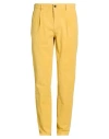 Incotex Slacks By Slowear Man Pants Yellow Size 34 Cotton, Elastane