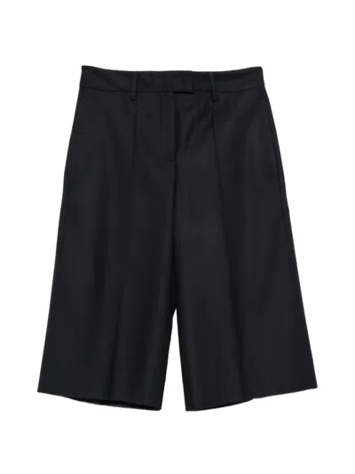 Incotex Iola Pleated Tailored Short In Black