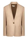 Incotex Leda Dark Beige Linen Jacket