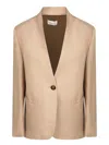 Incotex Leda Dark Beige Linen Jacket