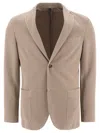 Incotex Long-sleeved Suit Coat In Grey