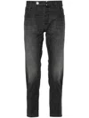 Incotex Low-rise Slim-fit Jeans In Blue