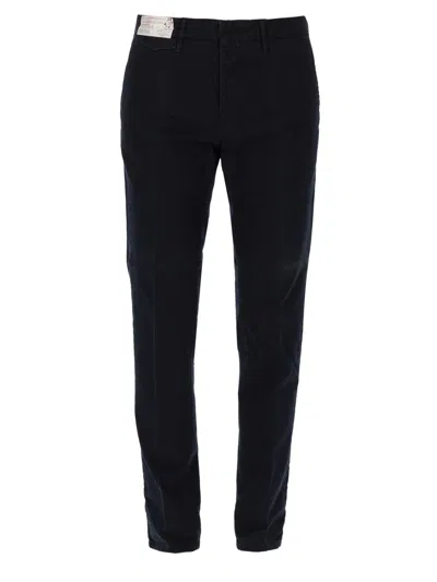 Incotex Jeans Con Patch Logo In Black