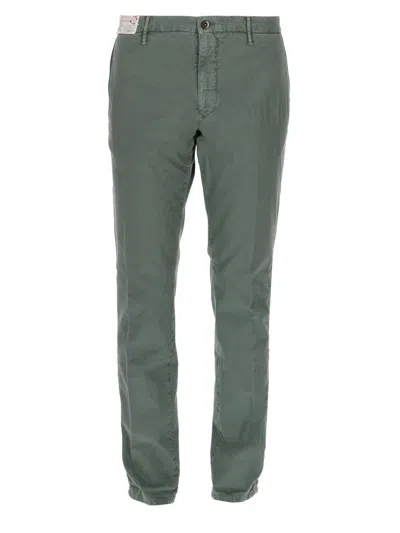 Incotex Jeans Con Patch Logo In Green