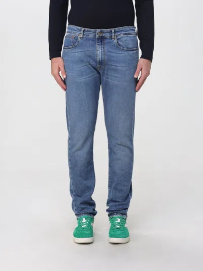 Incotex Jeans  Men Color Denim In Blue