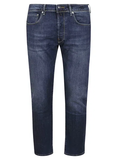 Incotex Jeans In Medium Blue Denim