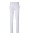 Incotex Stretch-cotton Straight Jeans In White