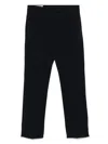 Incotex Contemporary Crop Trousers Pressed Crease In Blue