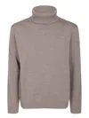 Incotex Long-sleeved Turtleneck In Gray