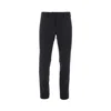 Incotex Stretch-cotton Tapered Trousers In Blue