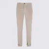 Incotex Light Beige Cotton Pants In Neutral