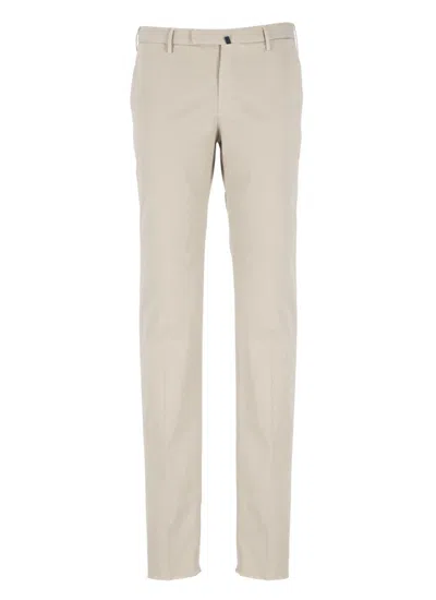 Incotex Light Beige Royal Batavia Trousers In White