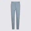 Incotex Trousers With Front And Back Pockets In Cielo
