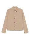 Incotex Lightweight Bomber Jacket In Neutrals