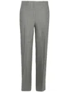 Incotex Belt Loops And Buttoned Back Pockets Trousers In Grau