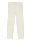 Incotex Linen Trousers In White
